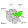Angeschlossene und Städte Landkreise
