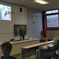 Am 29. Februar fand ein Vortrag ein Vortrag zum Thema Mittelspannung in der Aula der B1 Nuernberg statt.