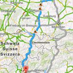 Reiseroute Nürnberg Monza
