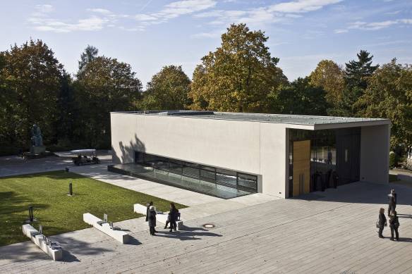 Neue Trauerhalle West, Blick von Oben
