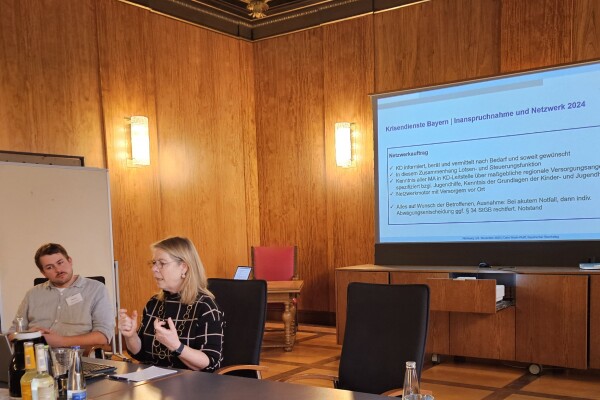 Podium des 3. Treffen der Bundesarbeitsgemeinschaft Psychiatriekoordination