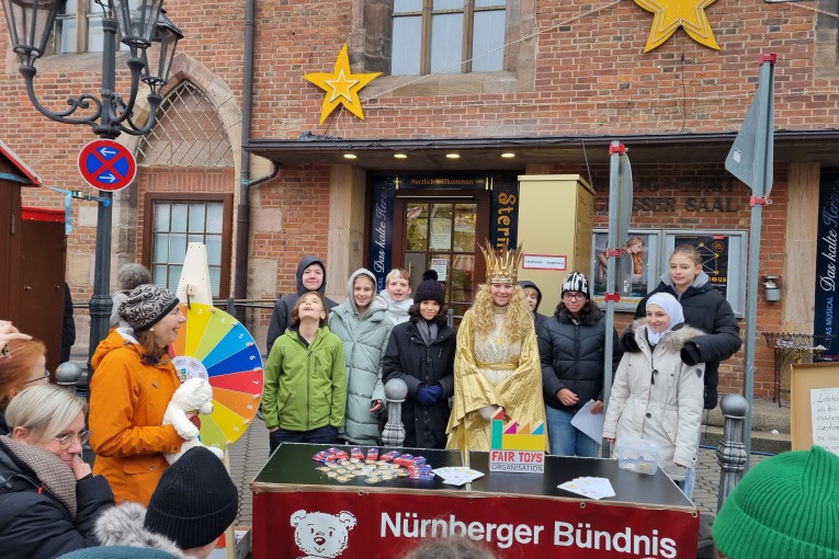 Nürnberger Bündnis Fair Toys Aktion