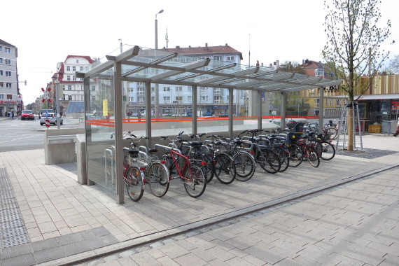 Bike & Ride am Friedrich-Ebert-Platz