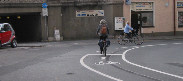Abbiegetasche, Tafelhofstraße