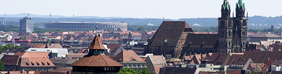 Panoramablick über Nürnberg
