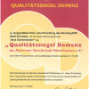 Qualtitaetssiegel Demenz