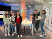 Das Team der Medienpädagogik bei einem Besuch im Zukunftsmuseum