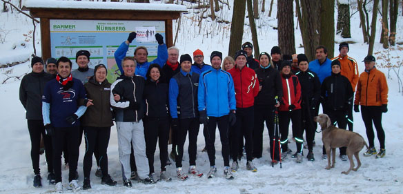 Antalya-Team beim Winterlauf in Nuernberg