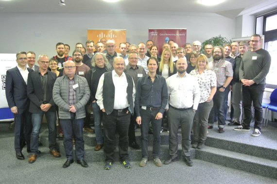 Teilnehmer Cisco-Akademietag Bayern an der RDF