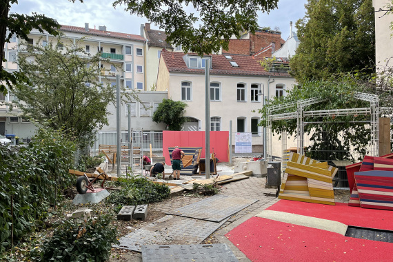 Spielplatz Kieselbergstraße Bauarbeiten 01