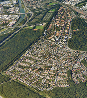 Luftbild Siedlungen Süd