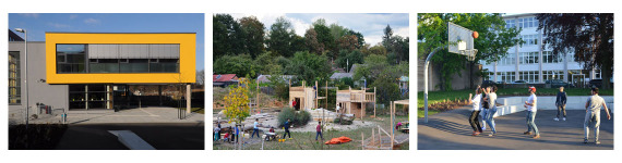 Bilder vom Kinder- und Jugendhaus TetriX und vom Aktivspielplatz Fuchsbau