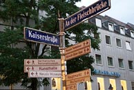 Hinweisschilder in Nürnberg