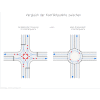 Grafik mit Vergleich Konfliktpunkte Kreuzung/Kreisverkehr