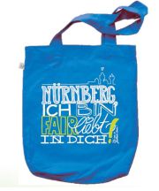 Bio-Faire Tasche "Nürnberg ich bin FAIRliebt in Dich!"