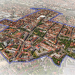 Luftaufnahme des Stadtentwicklungsgebiets Annapark in Nürnberg.