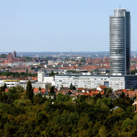 Stadtansicht Nürnberg Business Tower