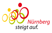 Logo der Radverkehrskampagne Nürnberg steigt auf