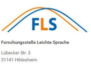 Name und Adresse von der Forschungsstelle für Leichte Sprache von der Universität Hildesheim
