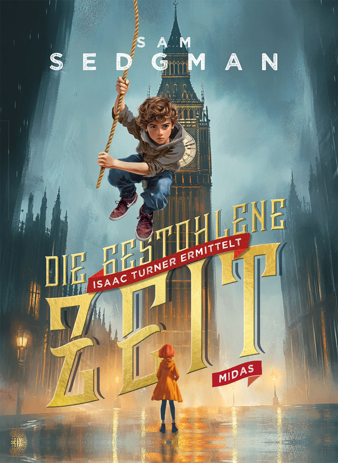 Cover des Buches "Die gestohlene Zeit", Bild © Midas Kinderbuch