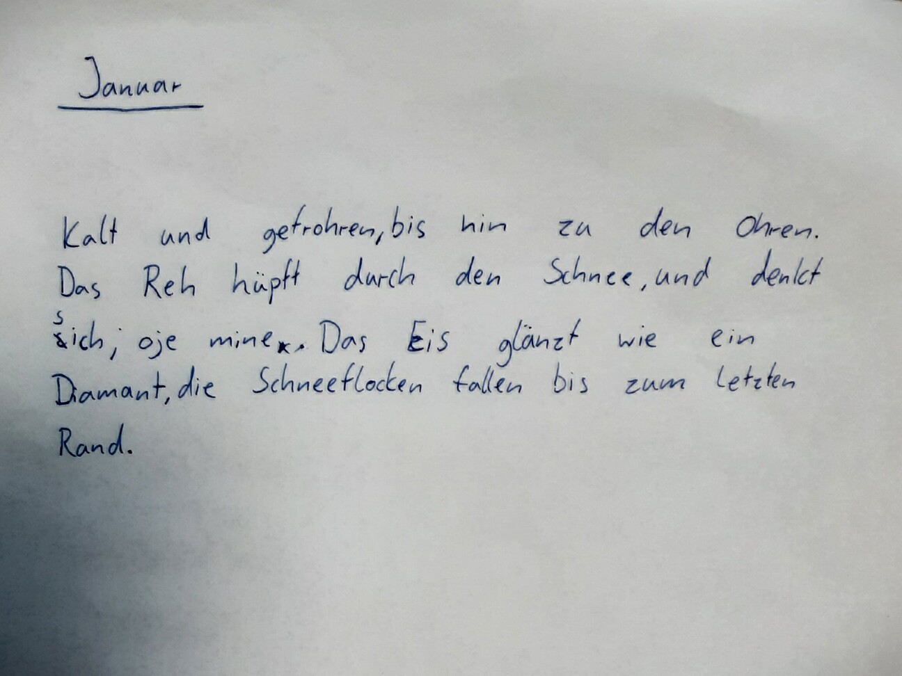 Impressionen vom Distanzunterricht, Bild © S. Müller