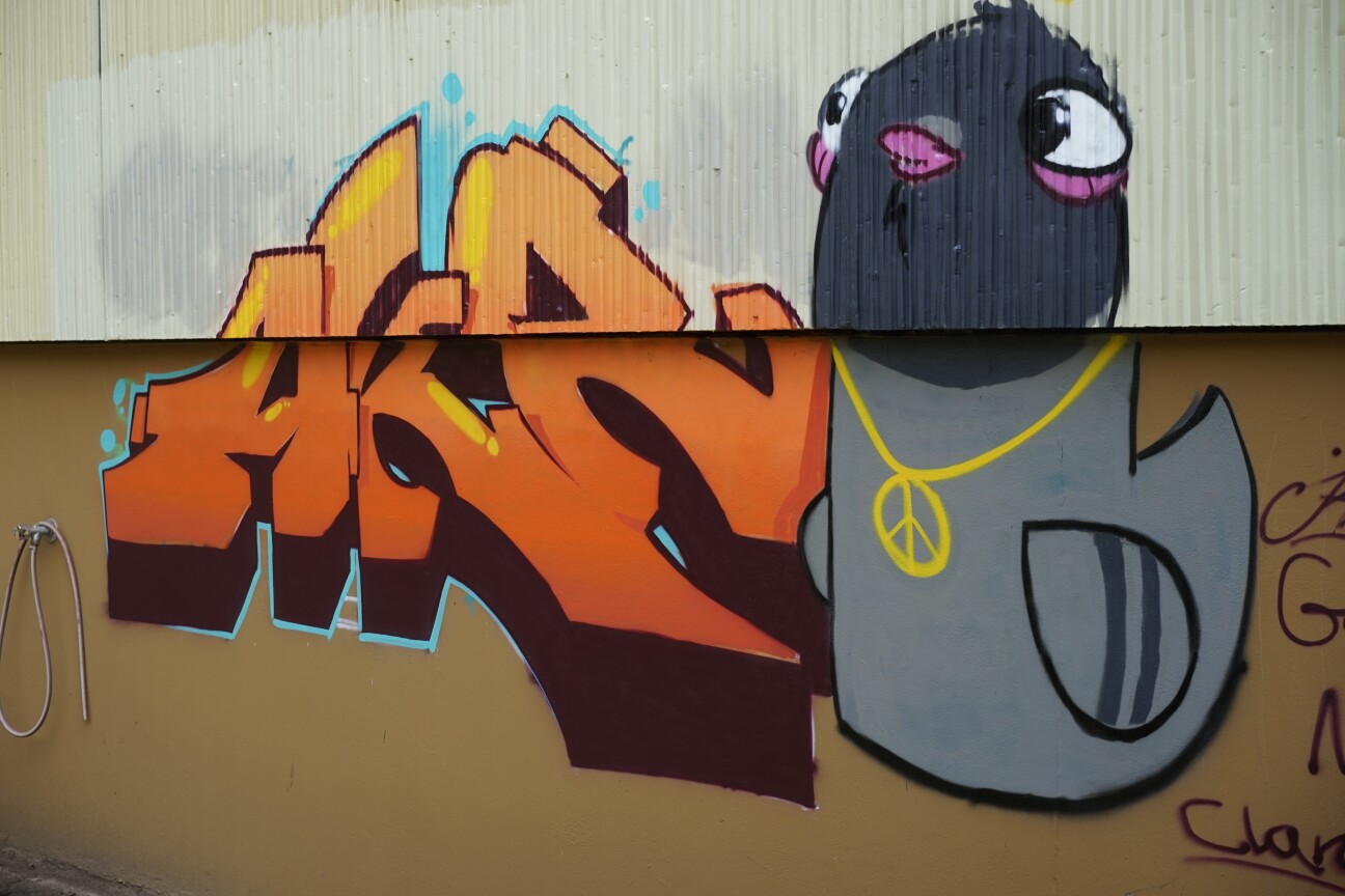 Impressionen vom Graffiti-Workshop