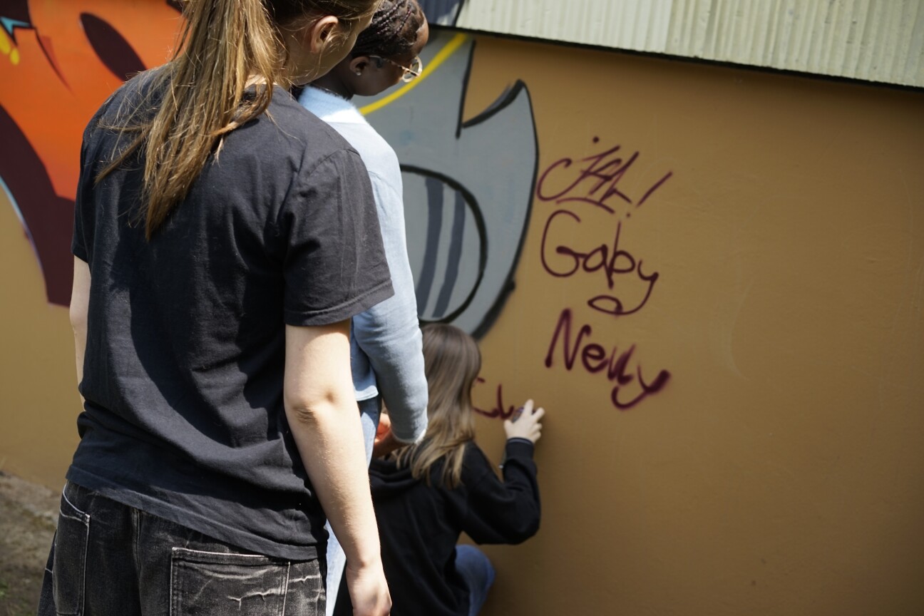 Impressionen vom Graffiti-Workshop