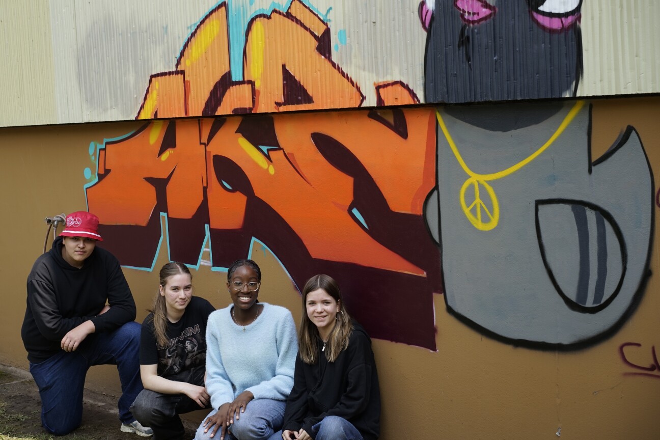 Impressionen vom Graffiti-Workshop