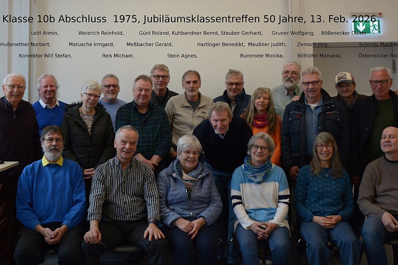 50-jähriges Klassentreffen an AKR, Bild © Herr Hußenether