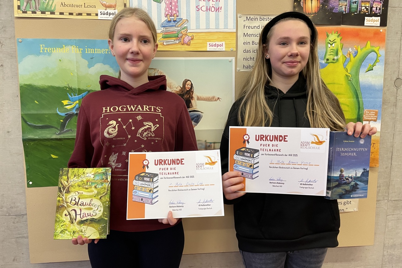 Impressionen vom Vorlesewettbewerb der AKR.