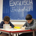 Freiarbeit Englisch, Deutsch und Freiarbeit Mathe. Die Schueler 