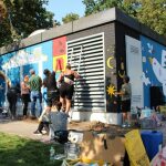 SDGs go local Bunte Wände SDG 16 Brückenstraße