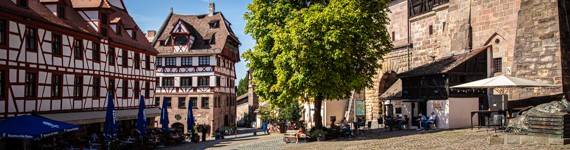 Das Albrecht-Dürer-Haus am Tiergärtnertorplatz.