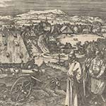 Albrecht Dürer: Landschaft mit großer Kanone (Detail).