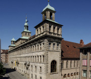 Blick auf das Alte Rathaus: Der Wolffsche Bau in Nürnberg