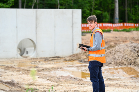 Duales Studium im Bereich Bauingenieurwesen beim Servicebetrieb Öffentlicher Raum (SÖR)