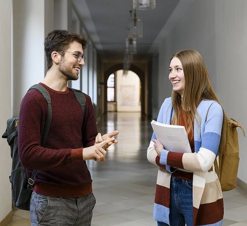 Zwei Schüler © Uwe Niklas / Stadt Nürnberg