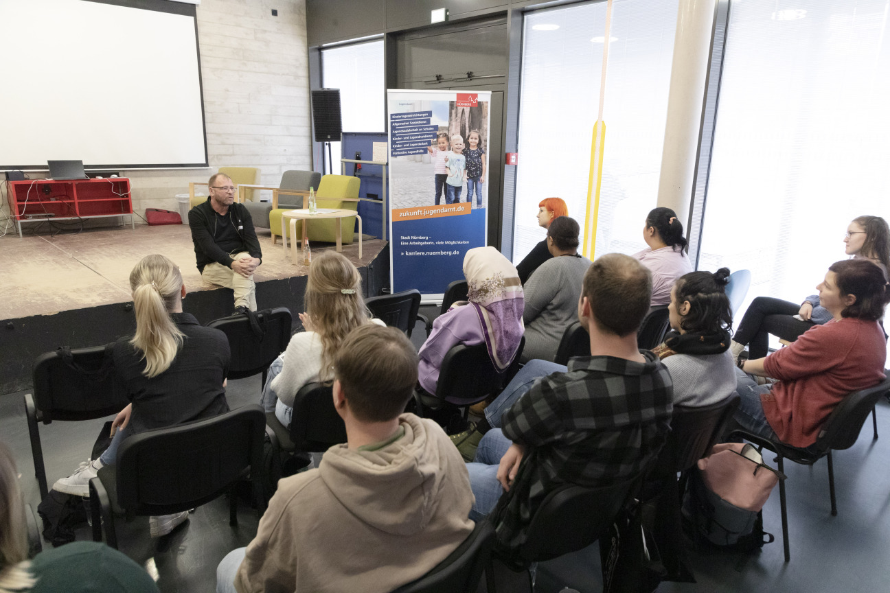 Stadt NürnbergReferat für Jugend, Familie und SozialesHochschul-Praxistag09.03.2023Foto: Giulia Iannicelli/Stadt Nürnberg