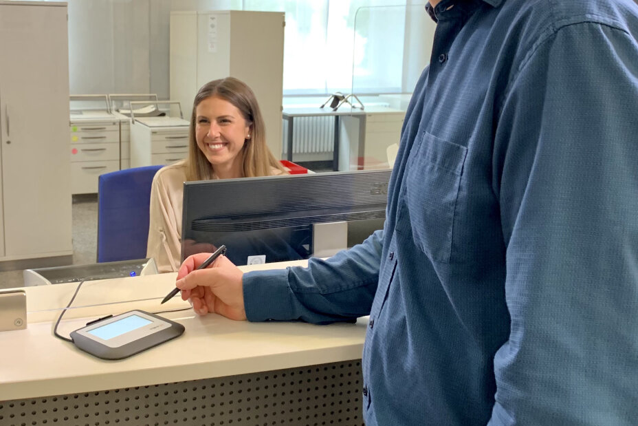 Schalterhalle, Bild © Personalamt / Stadt Nürnberg