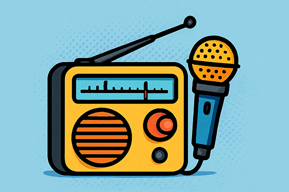 Icon für die Radiobeiträge