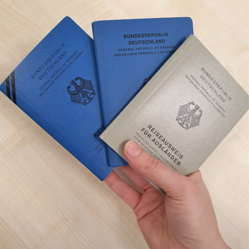 Deutsche Passersatzpapiere © Ursula Wagner / Stadt Nürnberg