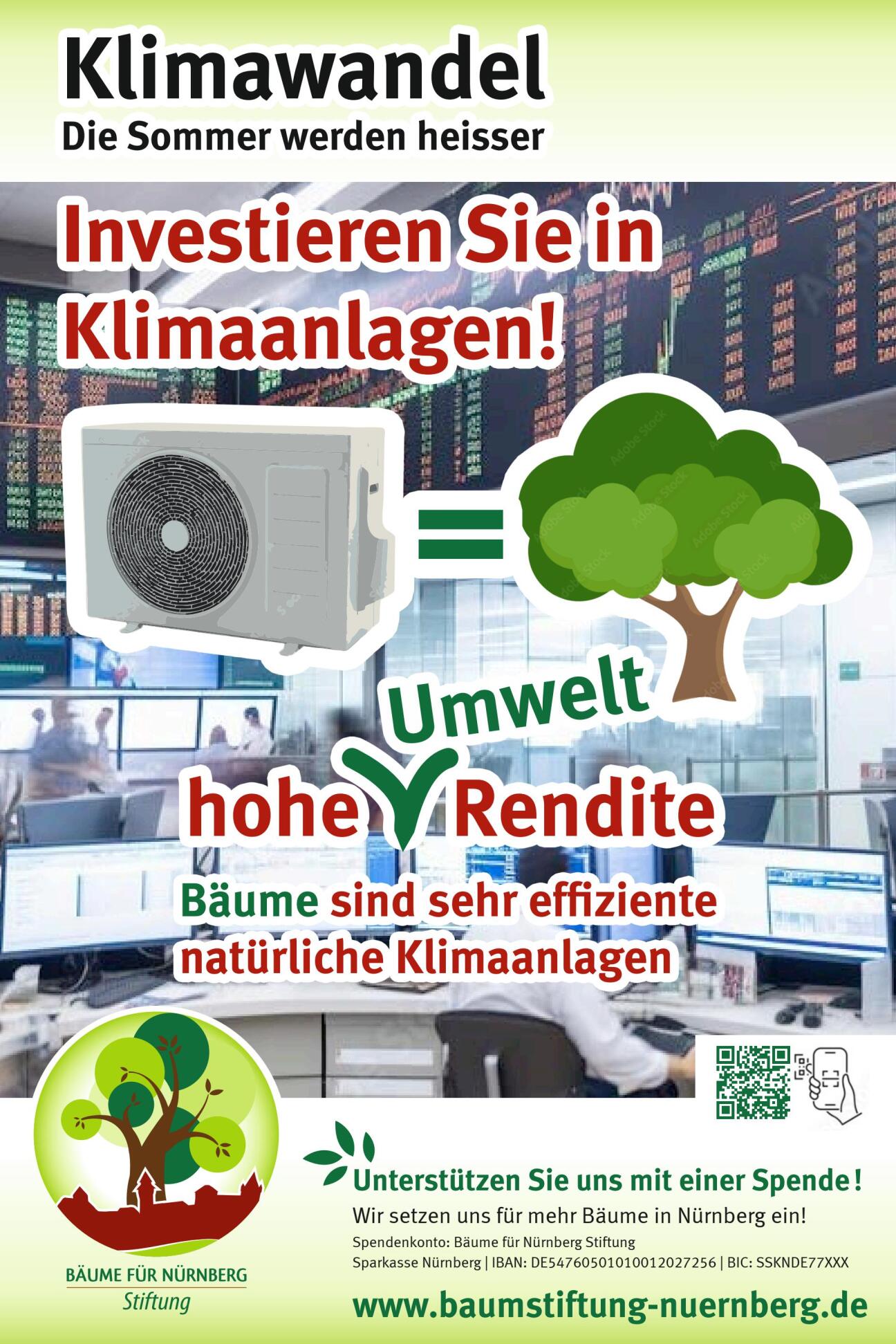 Klimaanlage Baum, Bild © Mathias Schmidt / Bäume für Nürnberg Stiftung