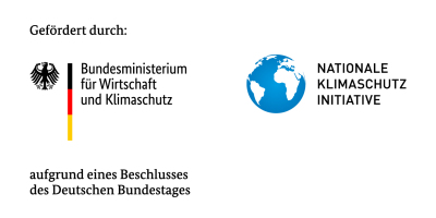 Logo: Gefördert durch: Bundesministerium für Wirtschaft und Klimaschutz aufgrund eines Beschlusses des Deutschen Bundestags © Bundesministerium für Wirtschaft und Klimaschutz