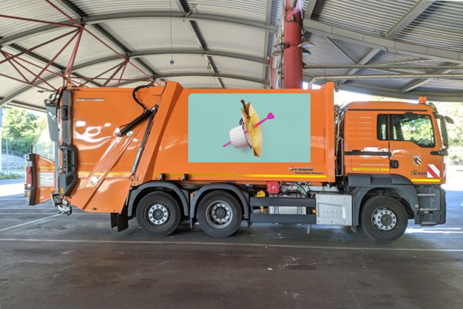 Kunst auf Abfallsammelfahrzeugen, Bild © Stadt Nürnberg/Hochbauamt/ASN