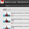 Screen YouTube Kanal des Behindertenrats der Stadt Nürnberg