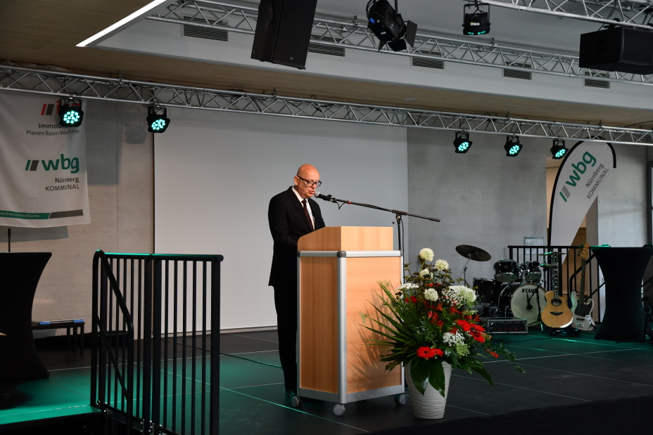 Einweihung Neubau Mai 2022, Bild © wbg Nürnberg