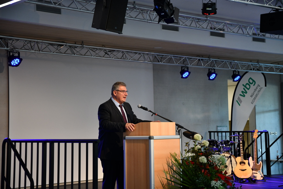 Einweihung Neubau Mai 2022, Bild © wbg Nürnberg