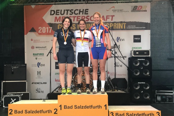 Deutsche Meisterin 2017 im Radsport Clara Brehm