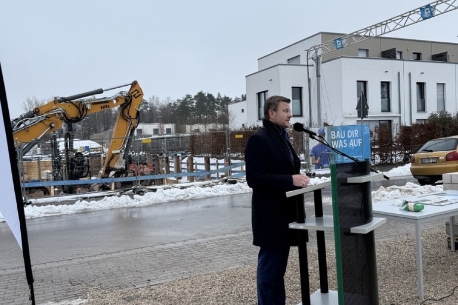 Grundsteinlegung Haus der Athleten Januar 2026, Bild © Bertolt-Brecht-Schule Nürnberg / Stadt Nürnberg
