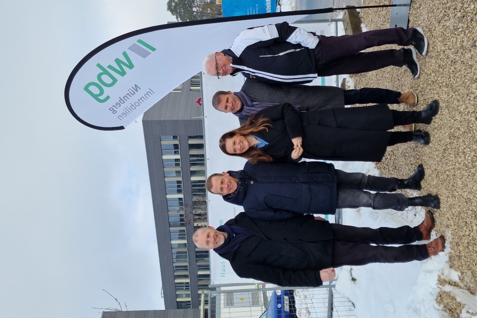 Grundsteinlegung Haus der Athleten Januar 2026, Bild © Bertolt-Brecht-Schule Nürnberg / Stadt Nürnberg